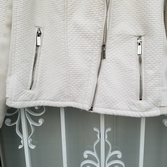 Calvin Klein Faux Leather Jacket - Picture 8 of 11